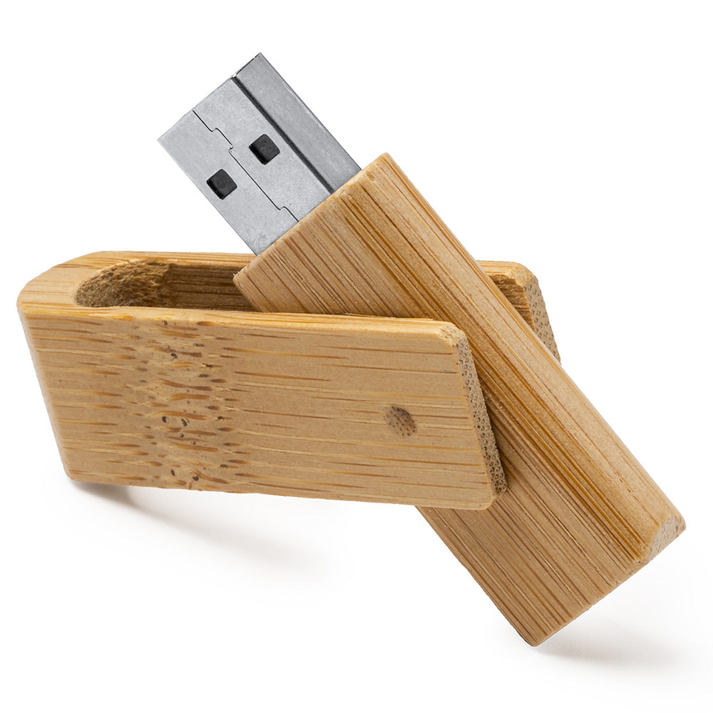 Stick USB cu carcasa de lemn