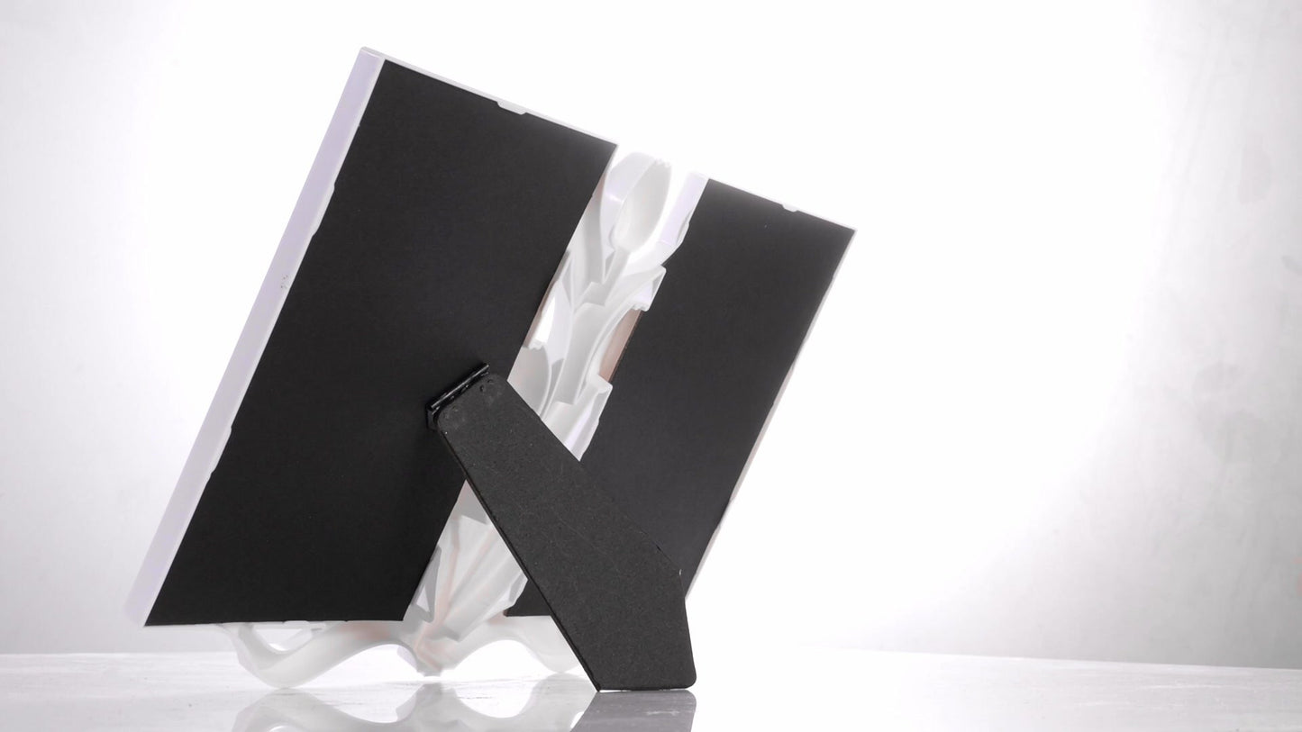 Tulip collage photo frame for 2 pictures