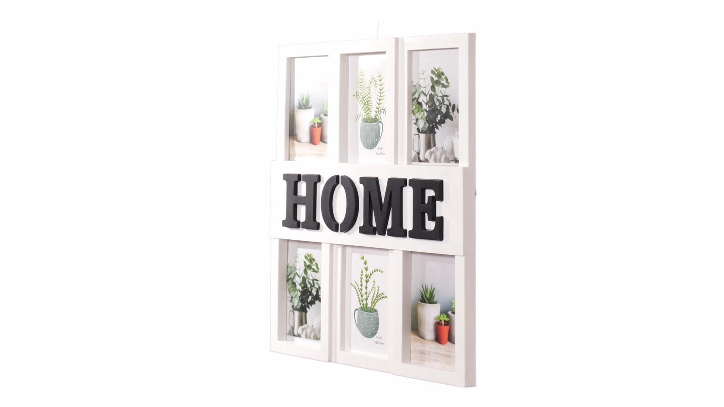 Home photo collage frame 6 photos