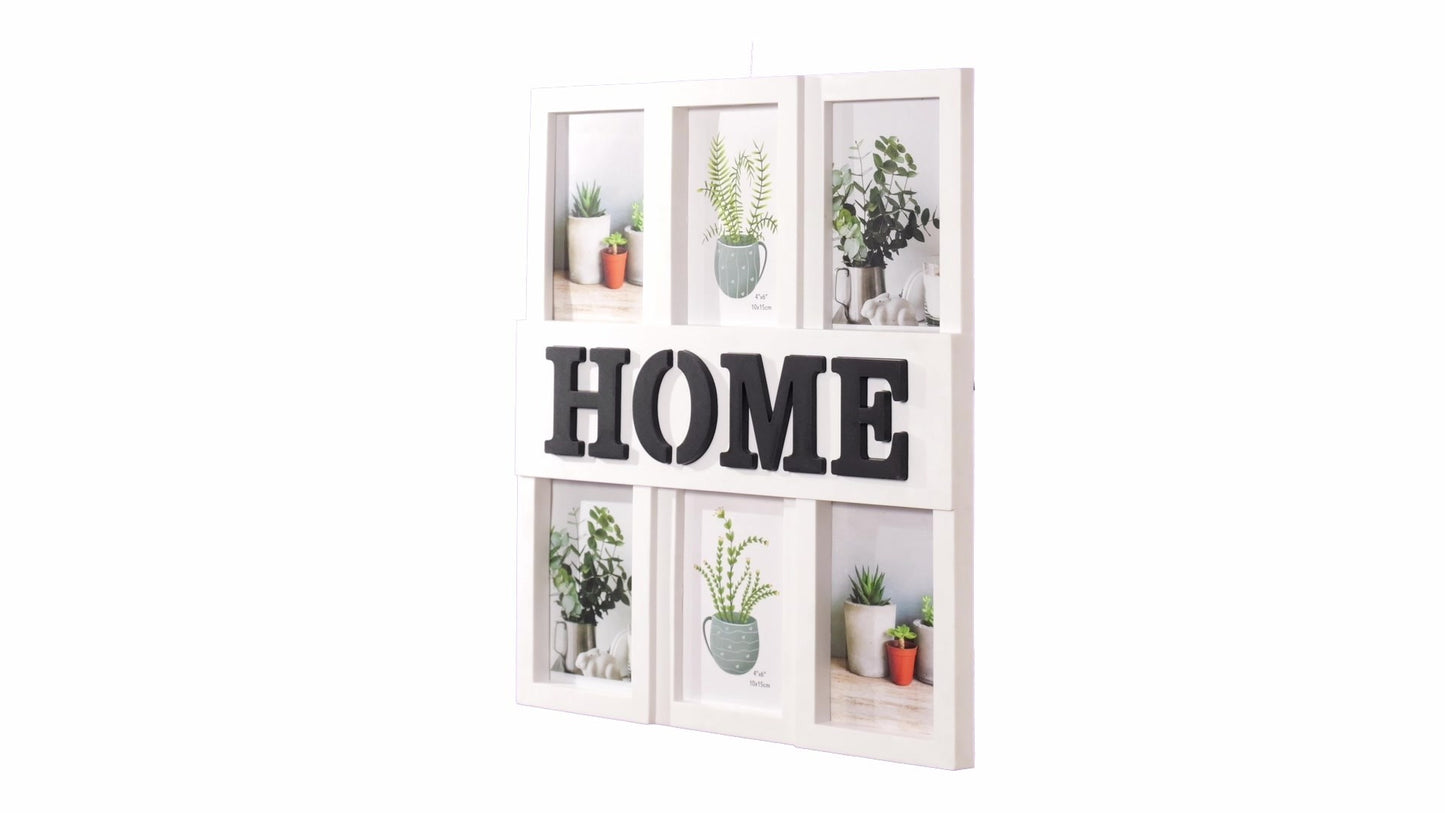 Home photo collage frame 6 photos