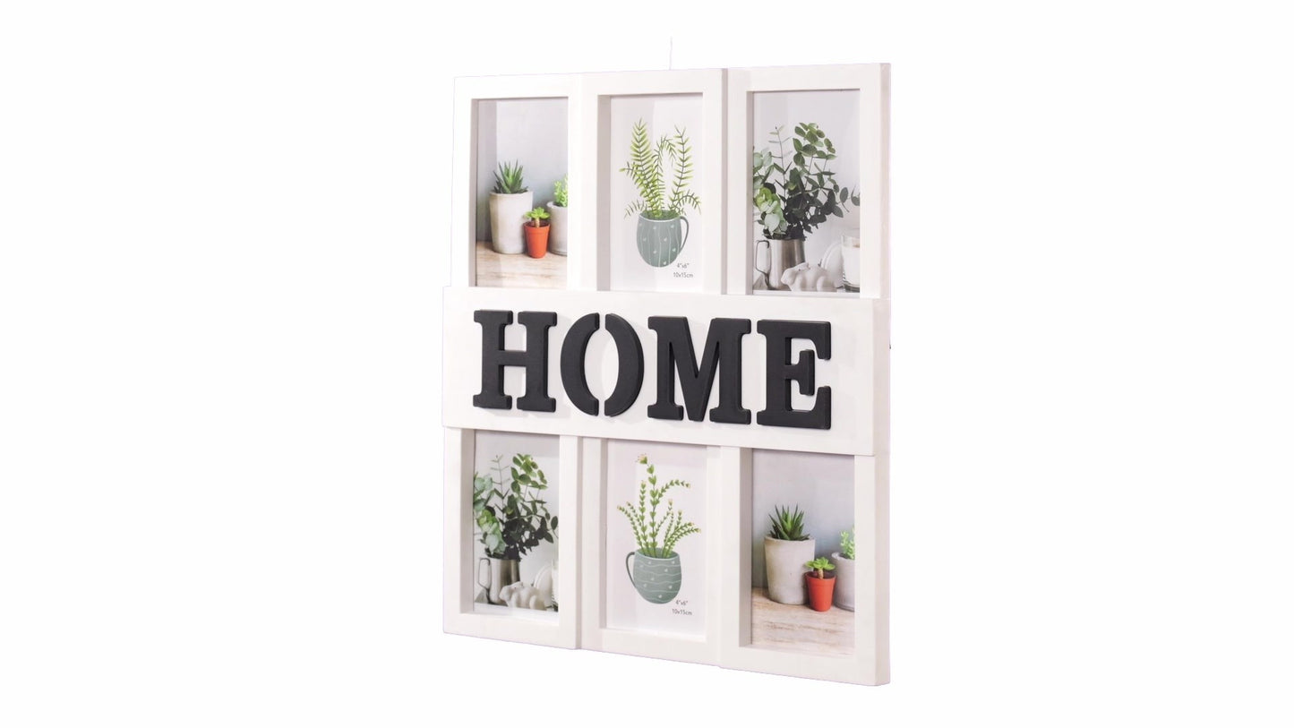 Home photo collage frame 6 photos