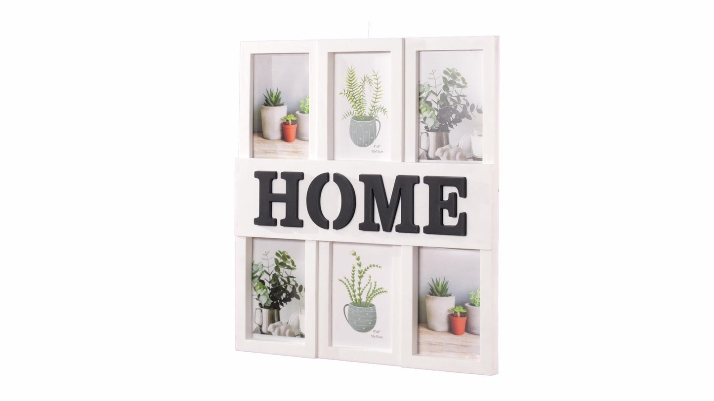 Home photo collage frame 6 photos