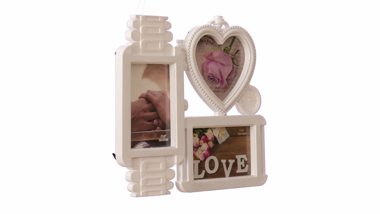 Rama foto ceas LOVE 3 poze