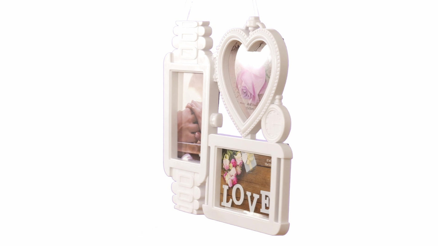 Rama foto ceas LOVE 3 poze