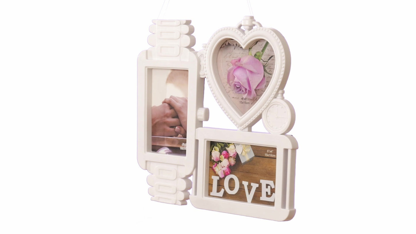 Rama foto ceas LOVE 3 poze