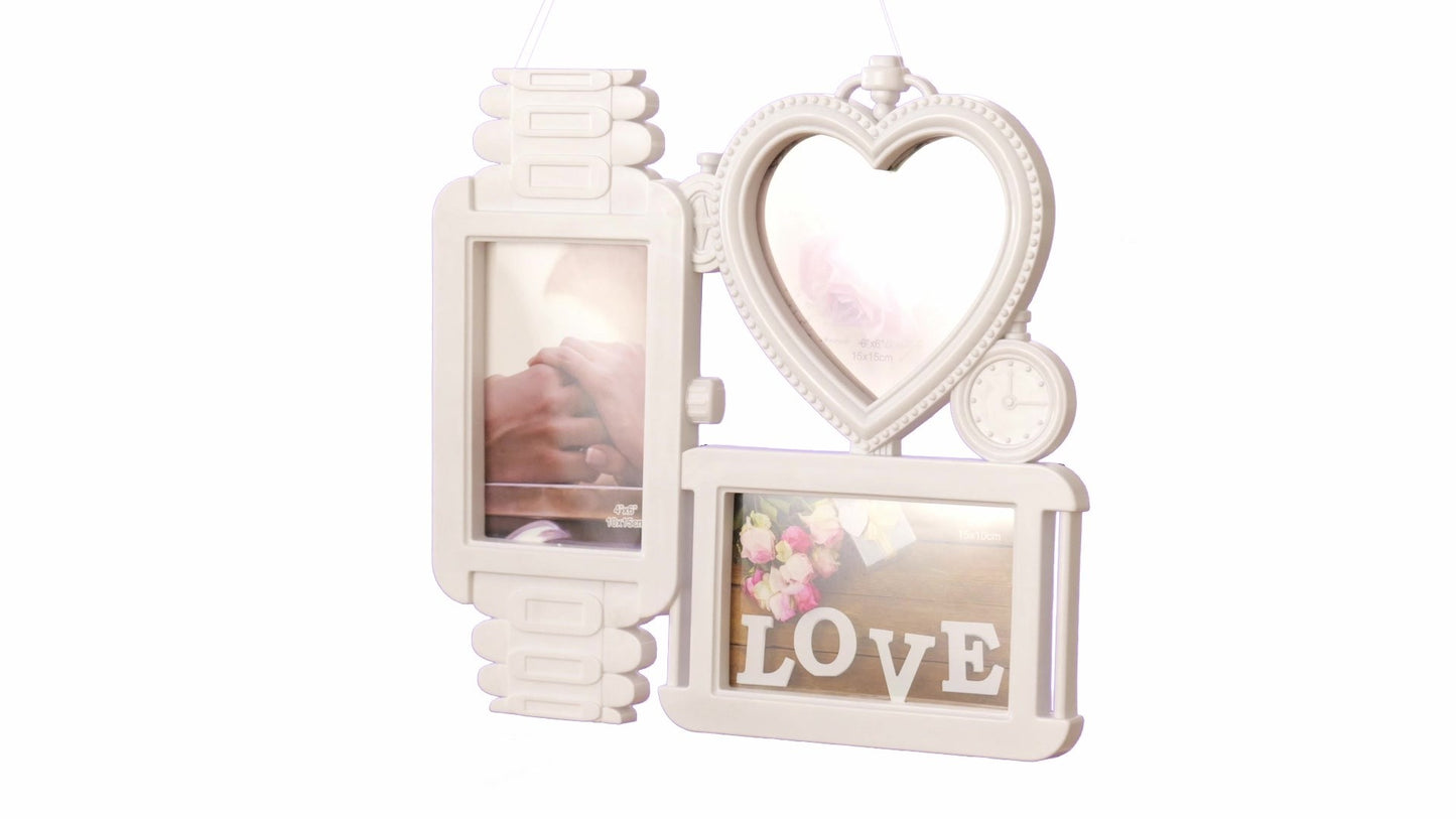 Rama foto ceas LOVE 3 poze
