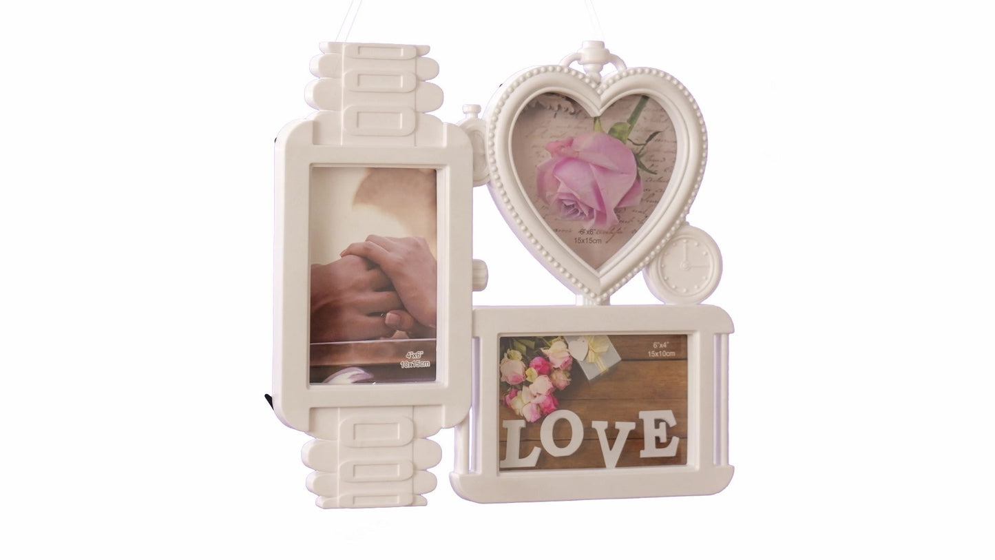 Rama foto ceas LOVE 3 poze