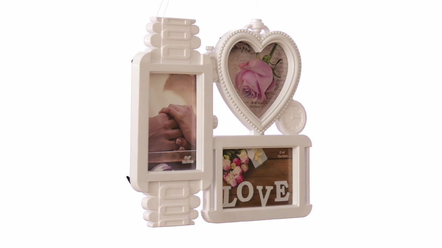 Rama foto ceas LOVE 3 poze