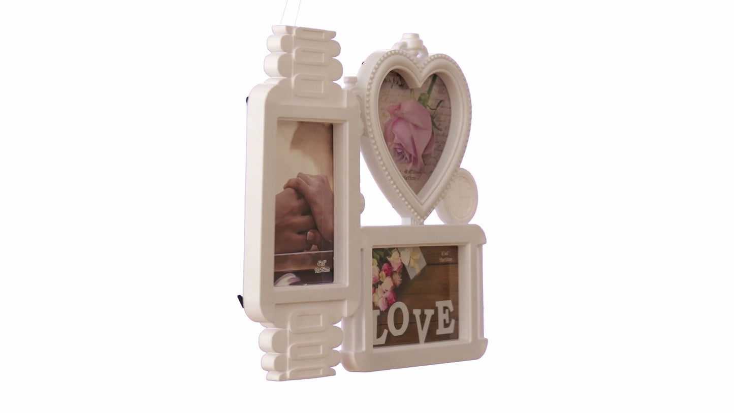 Rama foto ceas LOVE 3 poze