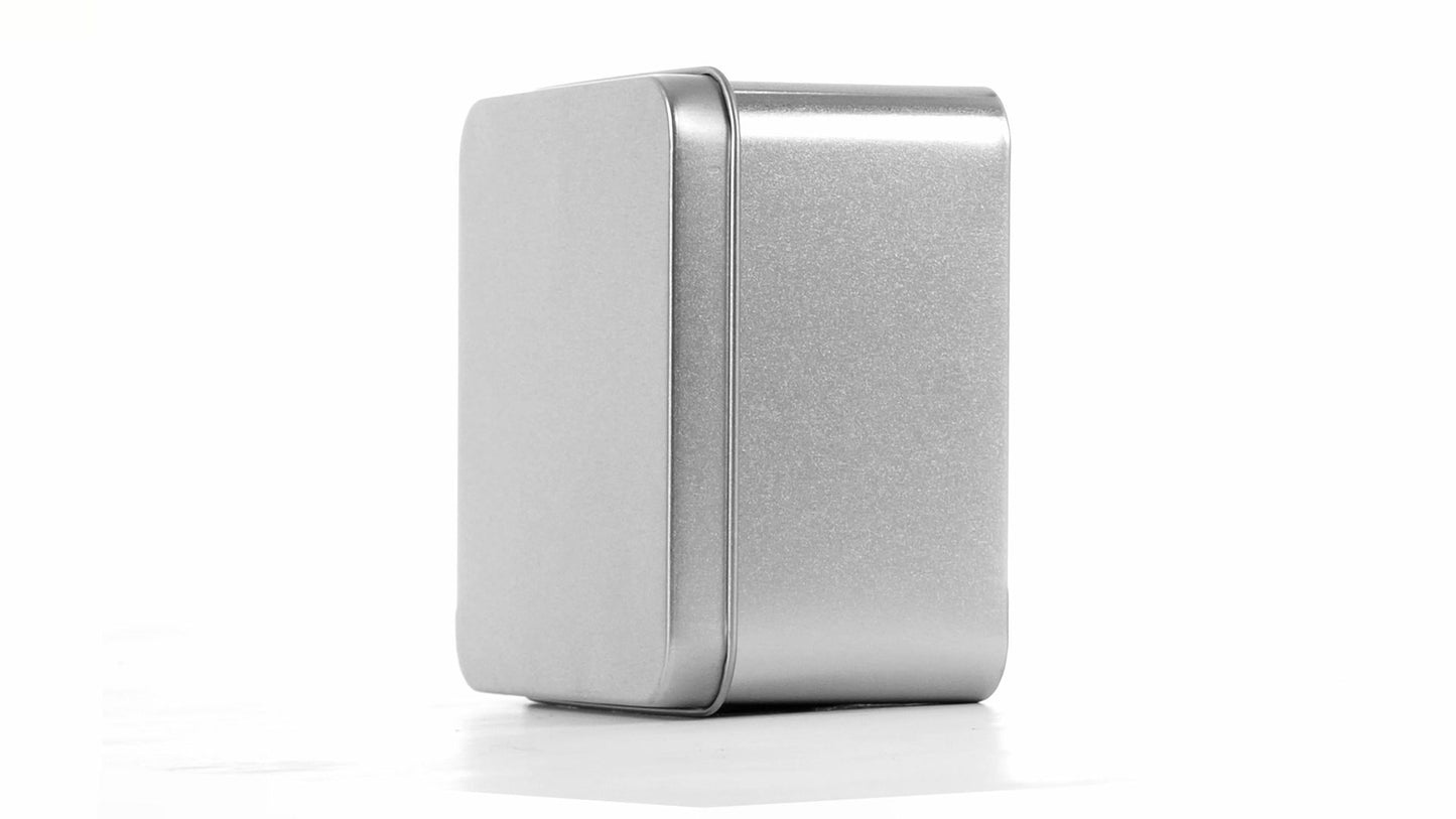 Medium square metal box 9x9x5