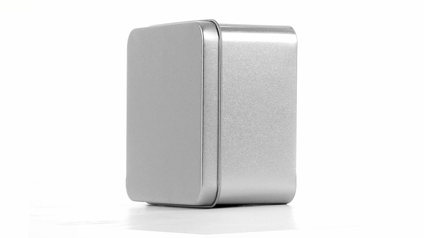 Medium square metal box 9x9x5