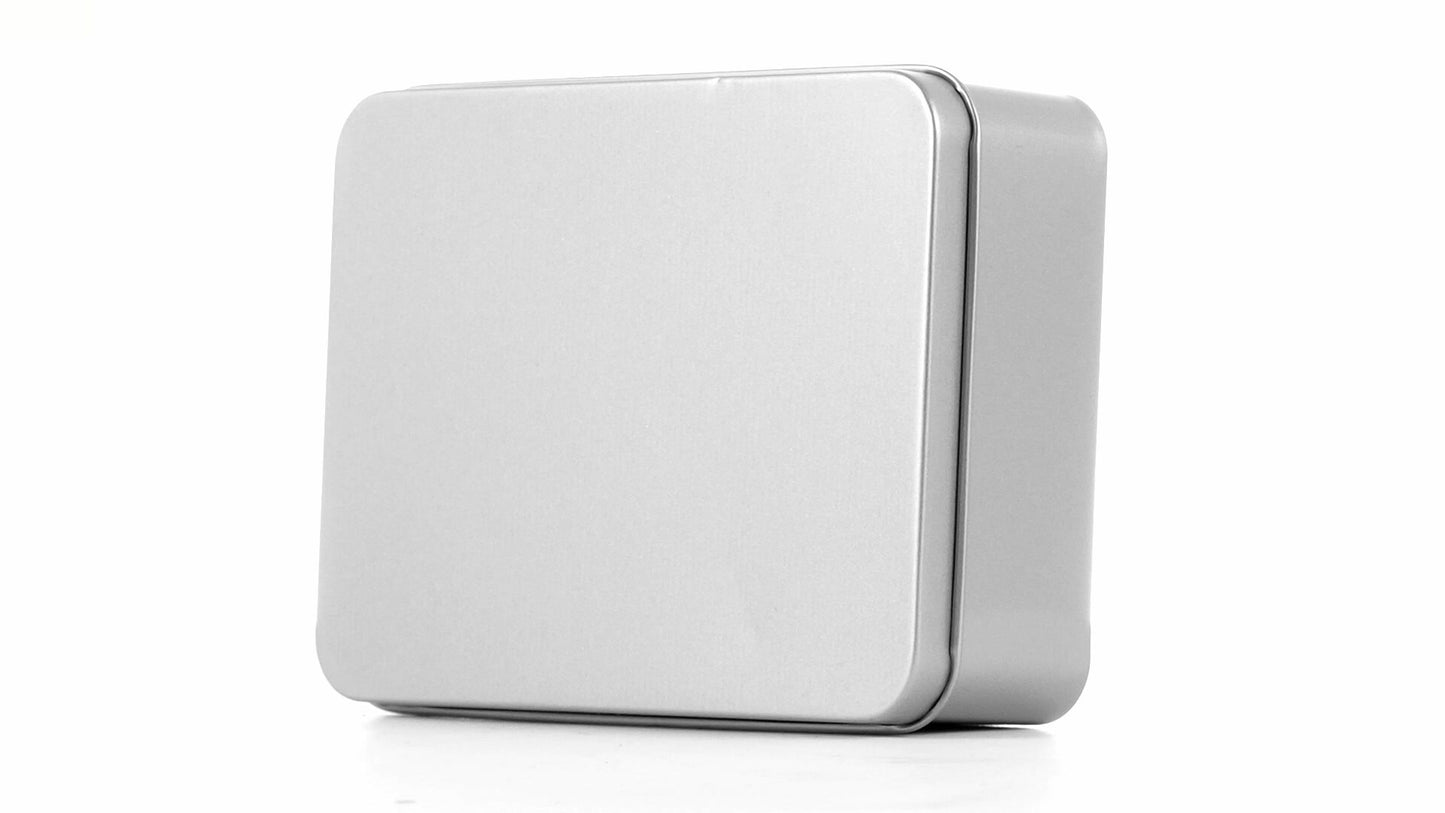Medium rectangular metal box 12x10x4