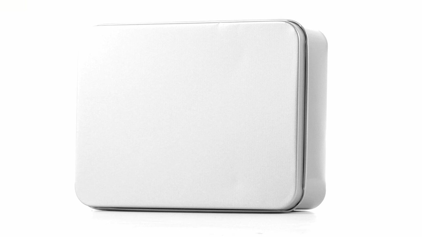 Medium rectangular metal box 12x10x4