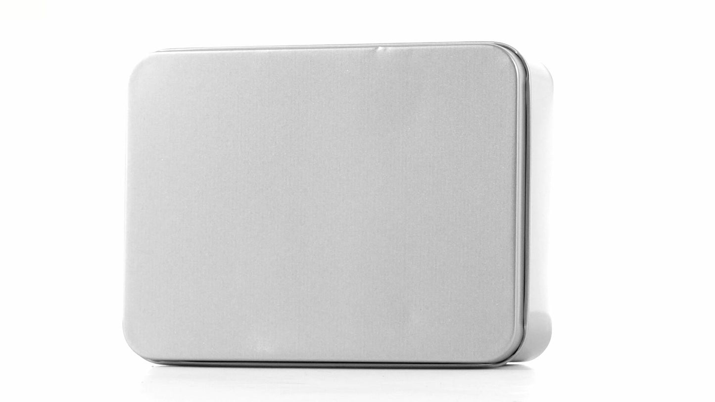 Medium rectangular metal box 12x10x4