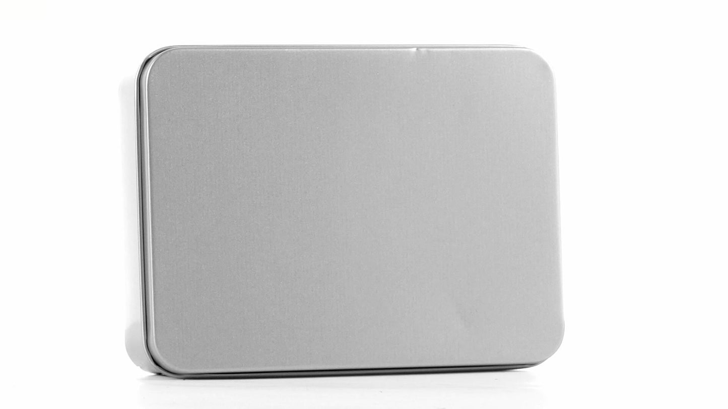 Medium rectangular metal box 12x10x4