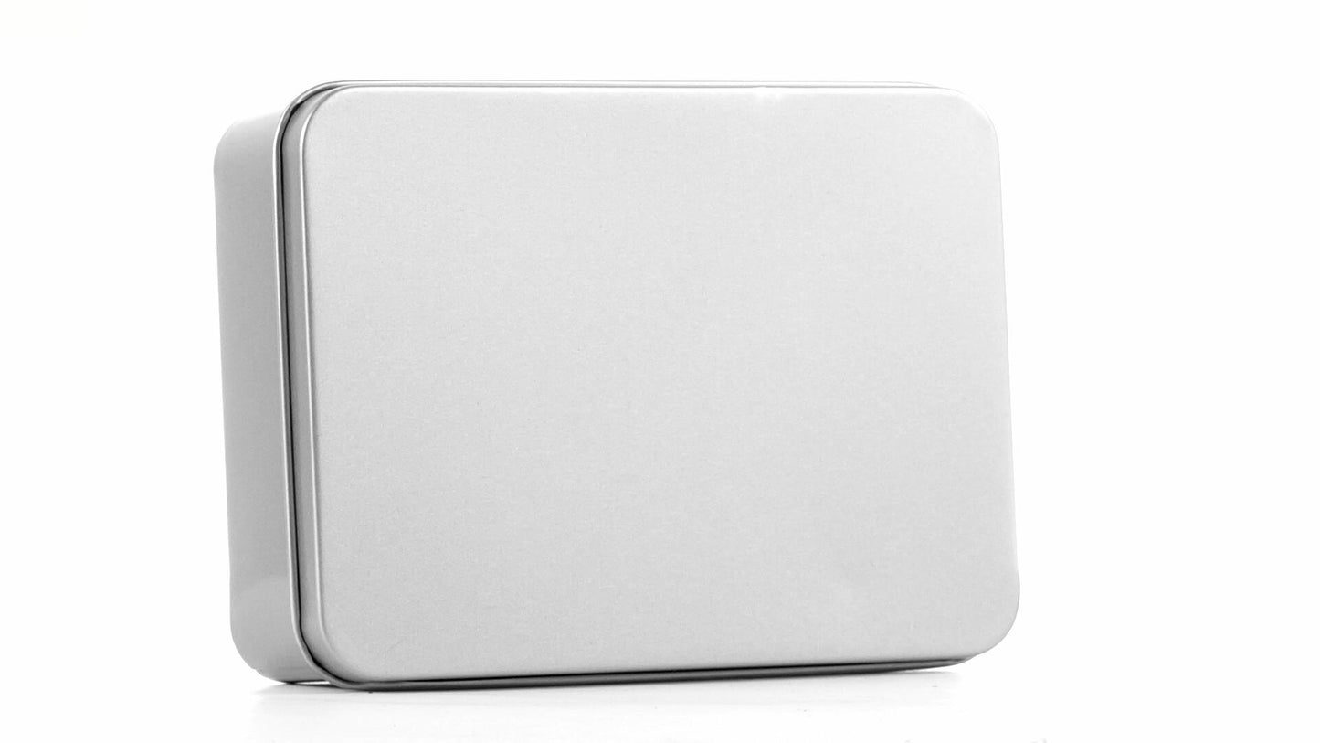 Medium rectangular metal box 12x10x4