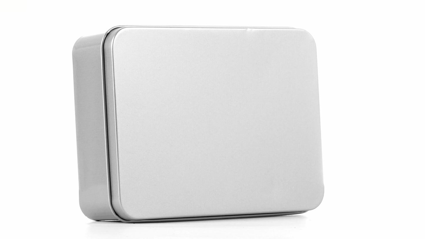 Medium rectangular metal box 12x10x4