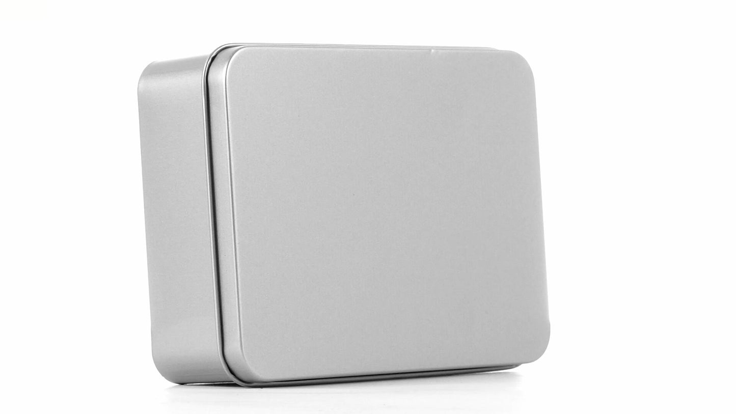 Medium rectangular metal box 12x10x4
