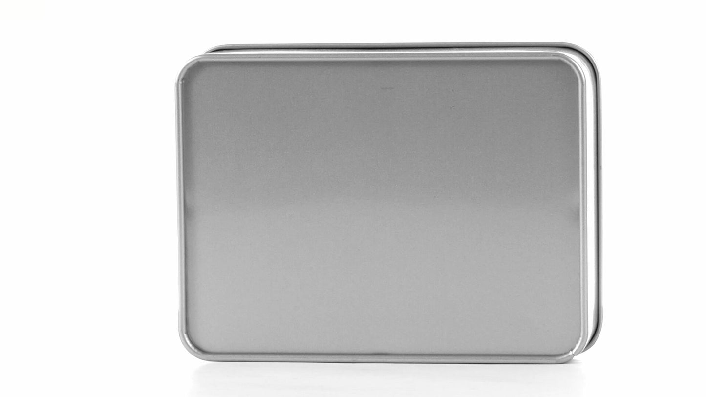 Medium rectangular metal box 12x10x4