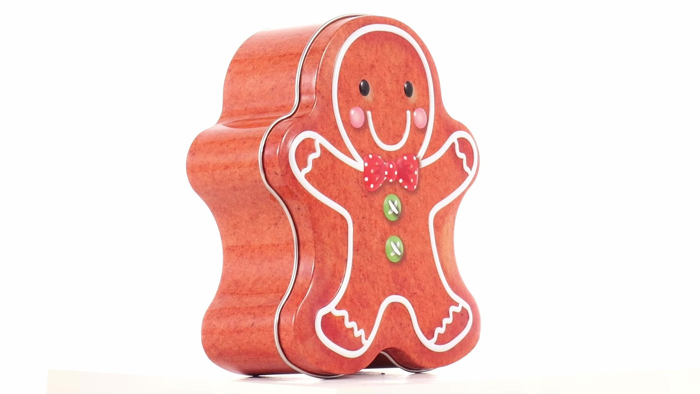 Cute metal figure shaped like a gingerbread man
