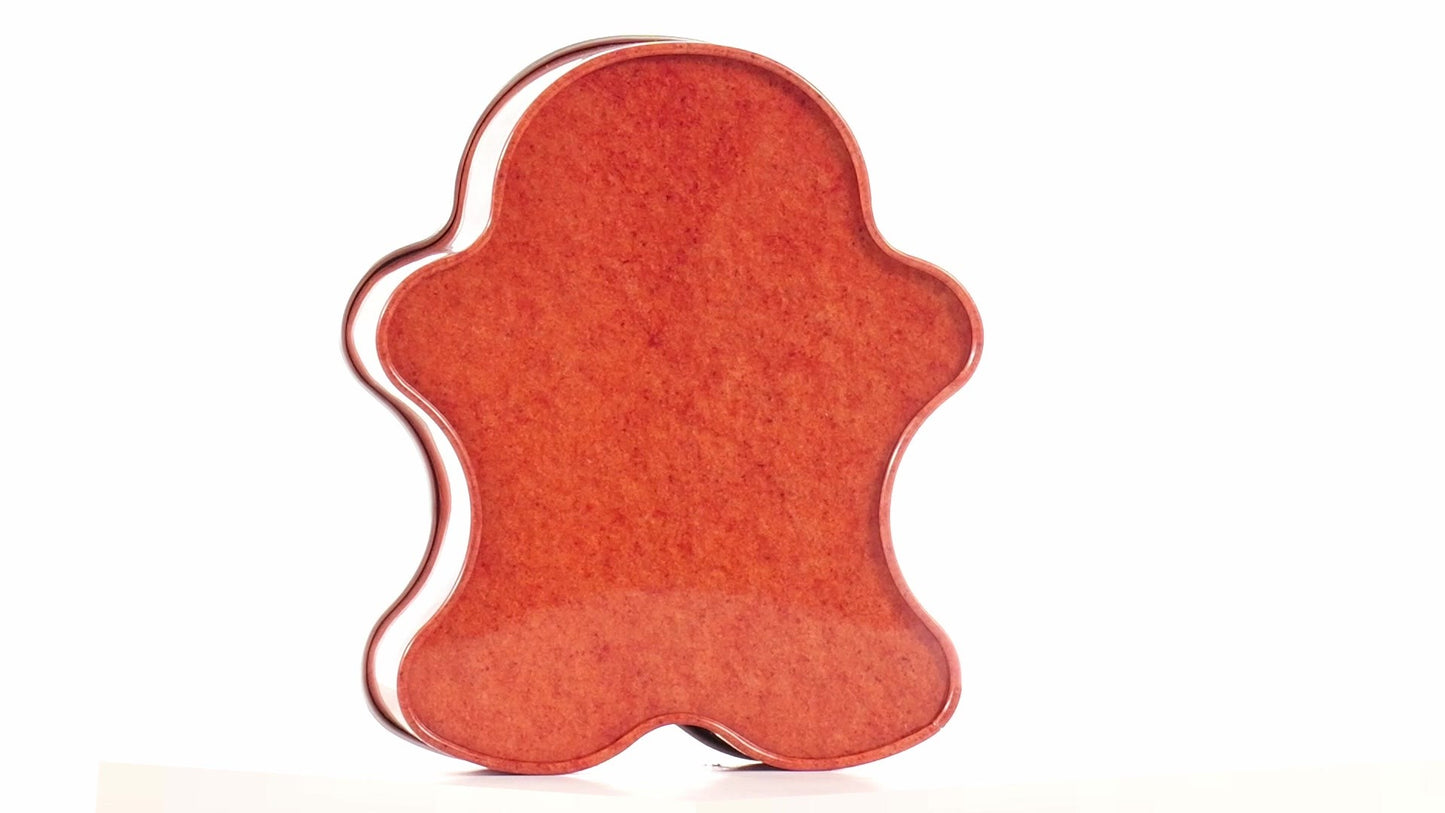 Cute metal figure shaped like a gingerbread man