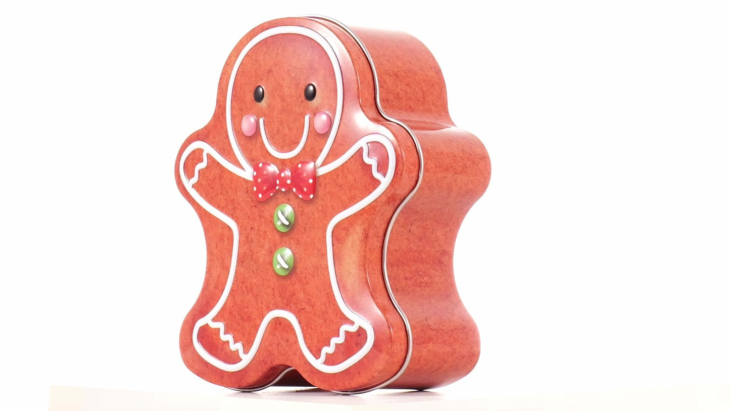 Cute metal figure shaped like a gingerbread man