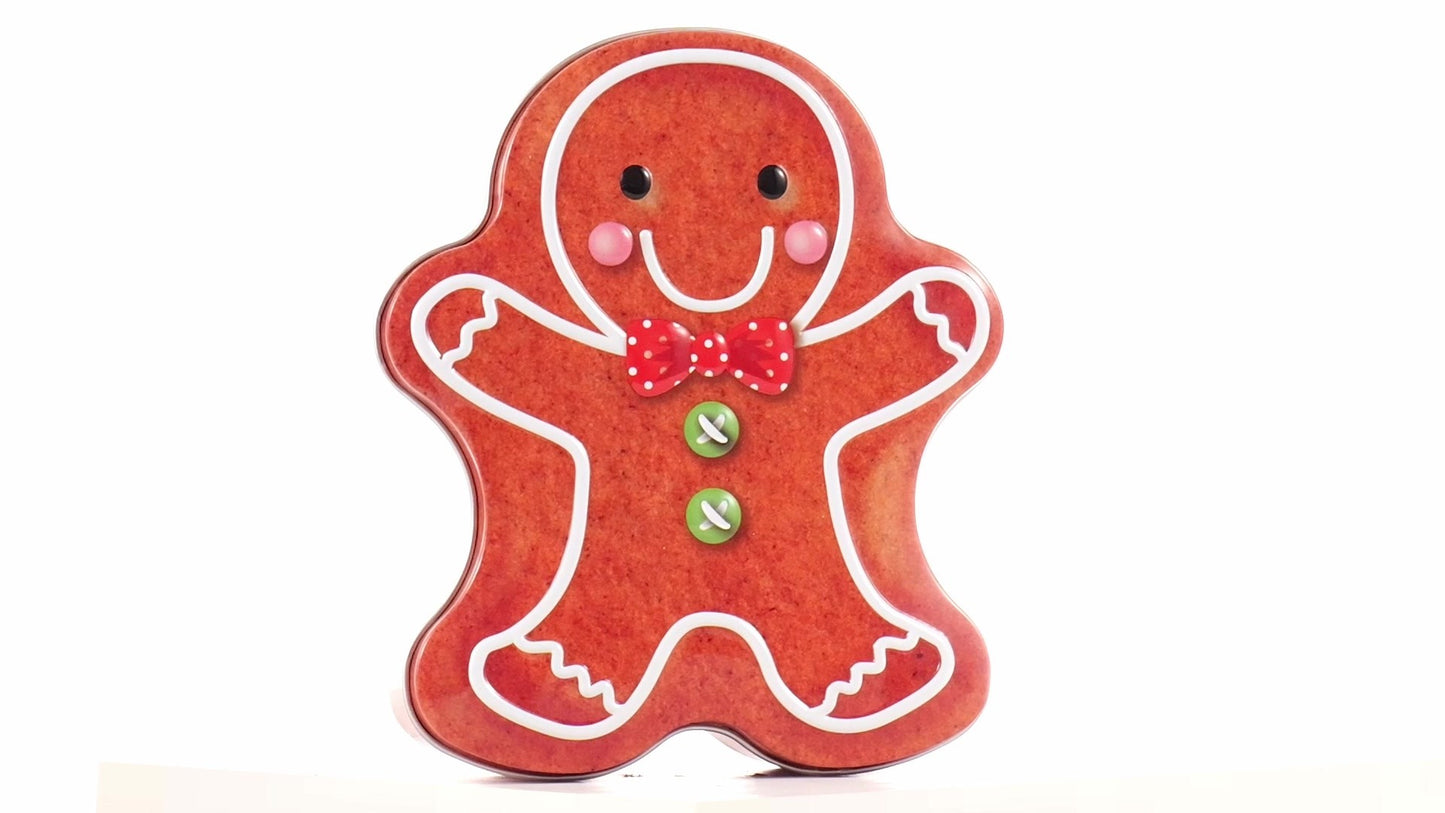Cute metal figure shaped like a gingerbread man