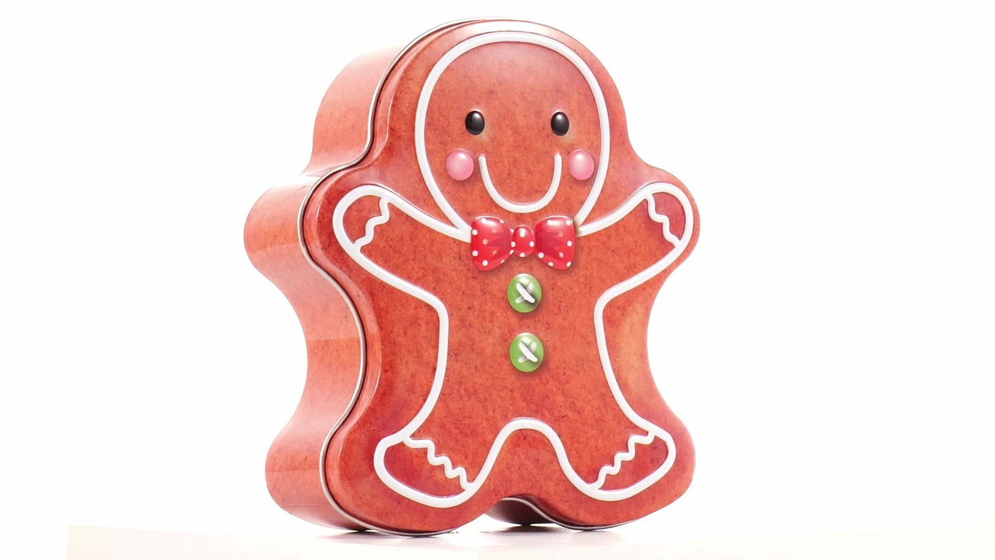 Cute metal figure shaped like a gingerbread man