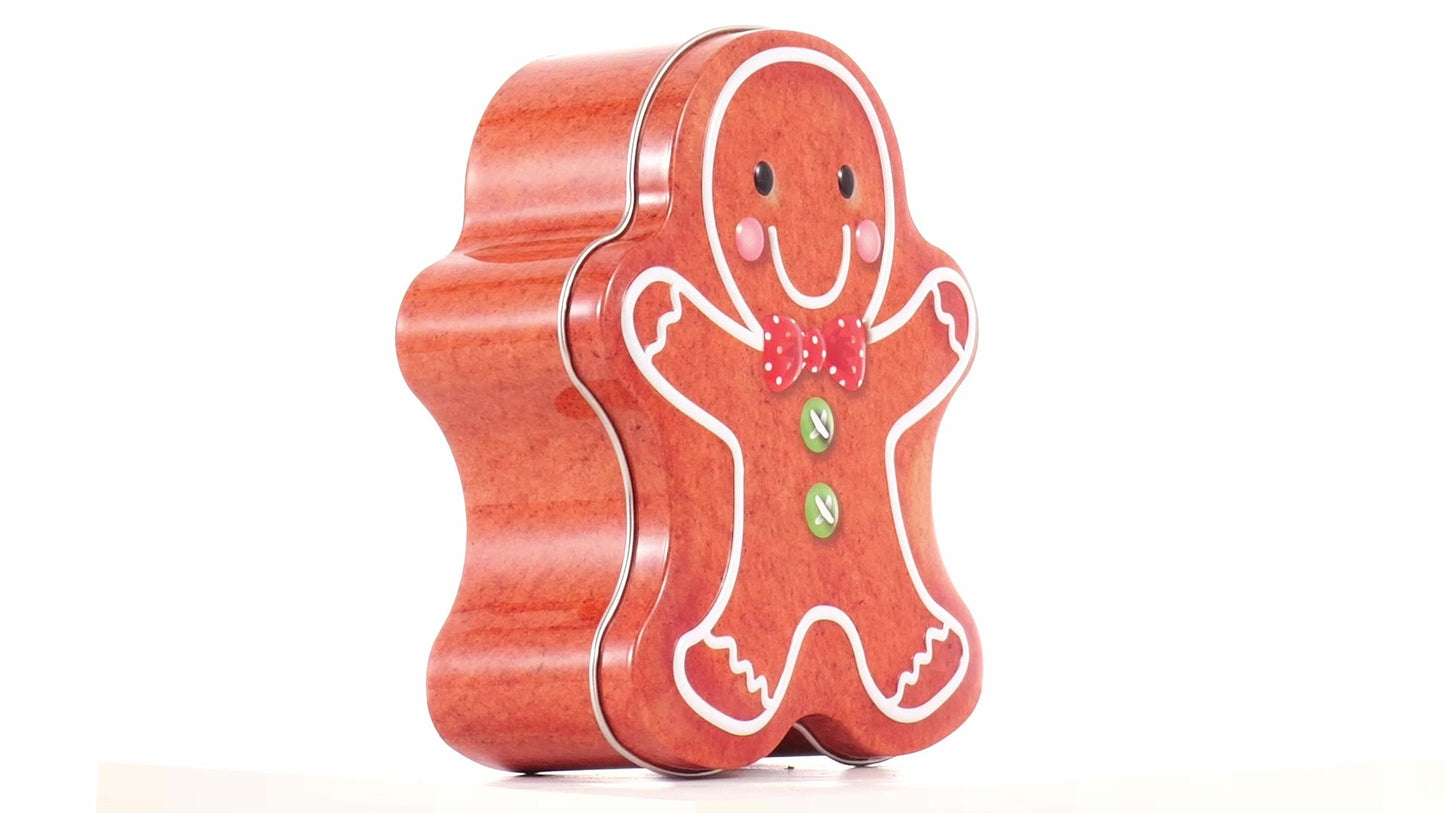 Cute metal figure shaped like a gingerbread man