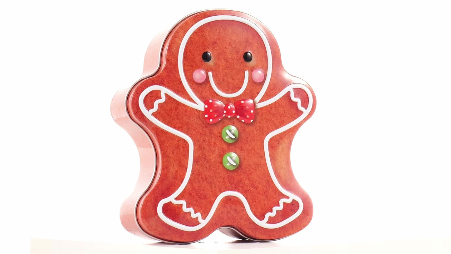 Cute metal figure shaped like a gingerbread man