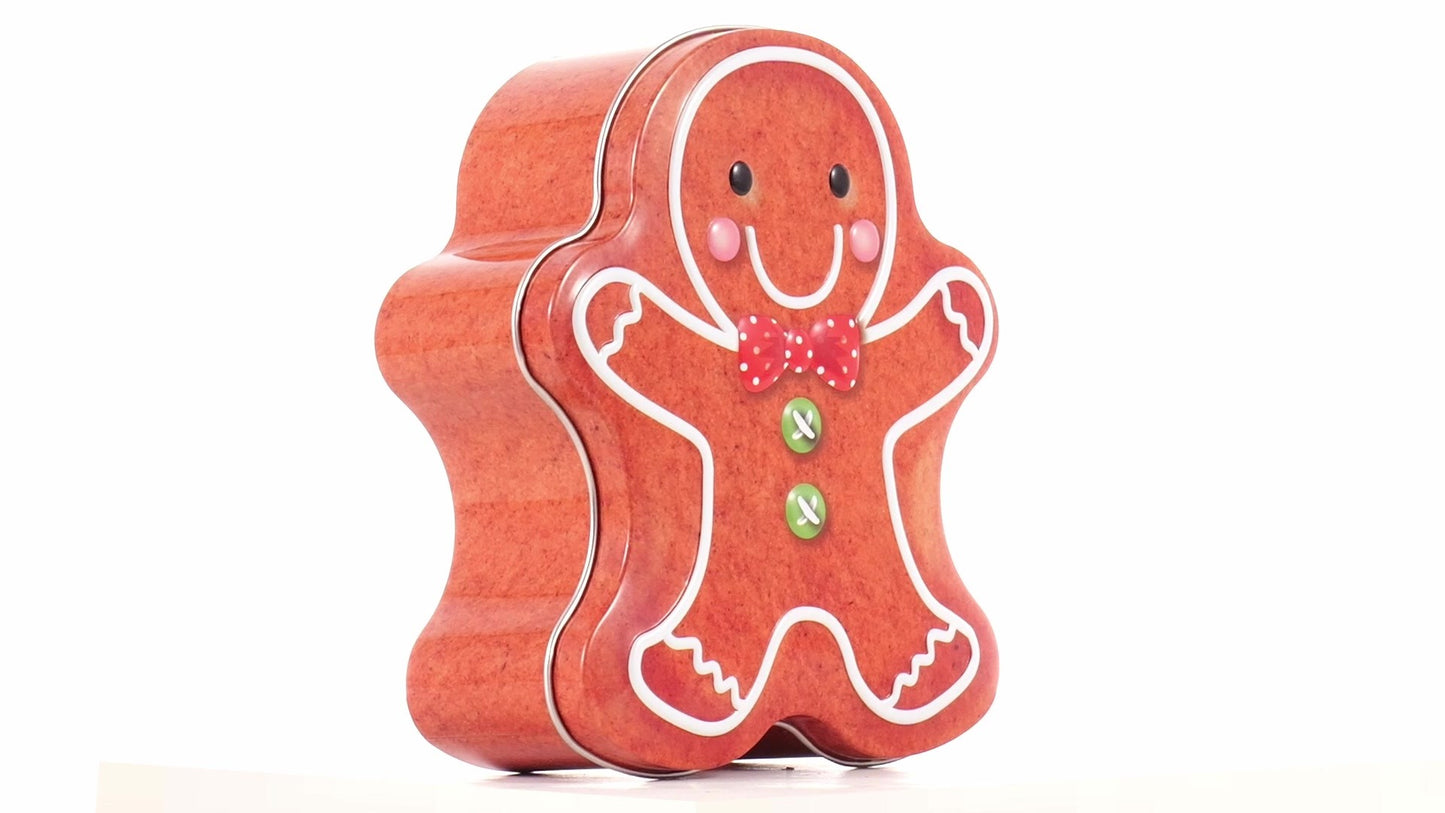 Cute metal figure shaped like a gingerbread man