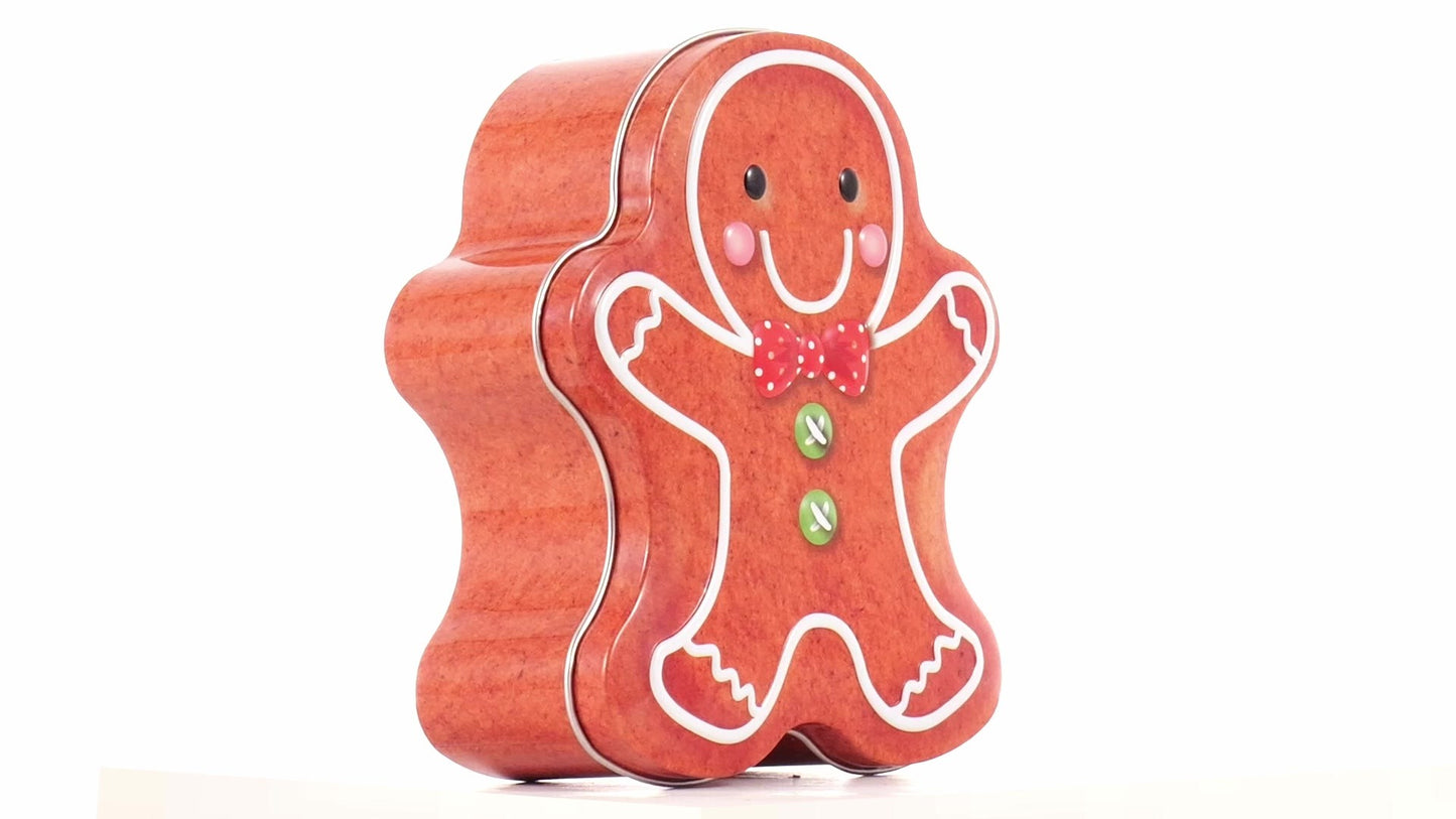 Cute metal figure shaped like a gingerbread man