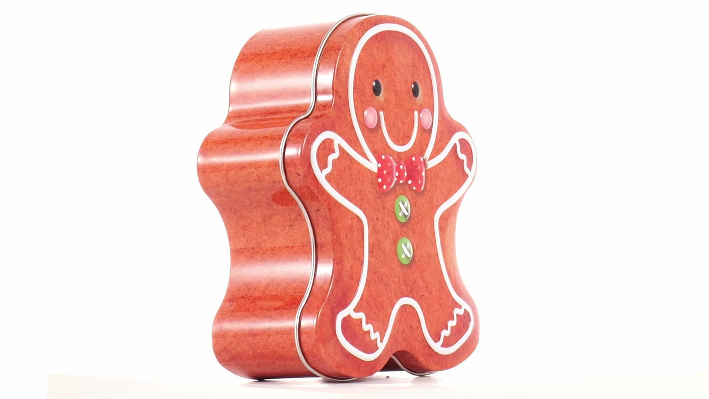 Cute metal figure shaped like a gingerbread man