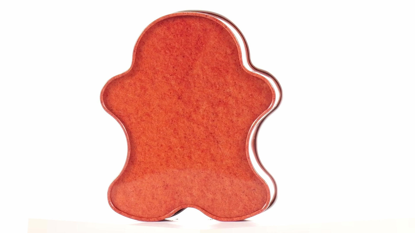 Cute metal figure shaped like a gingerbread man