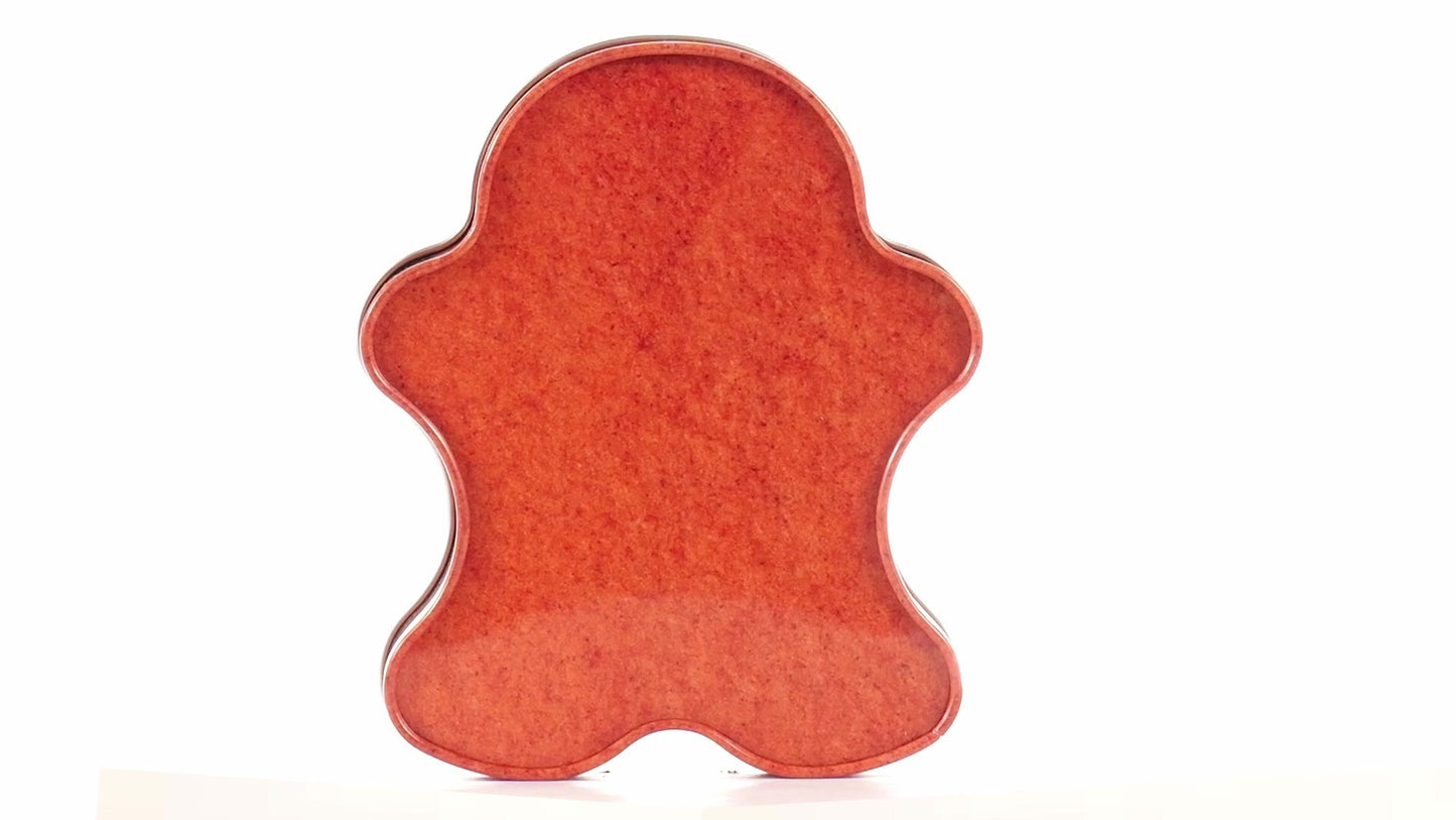 Cute metal figure shaped like a gingerbread man
