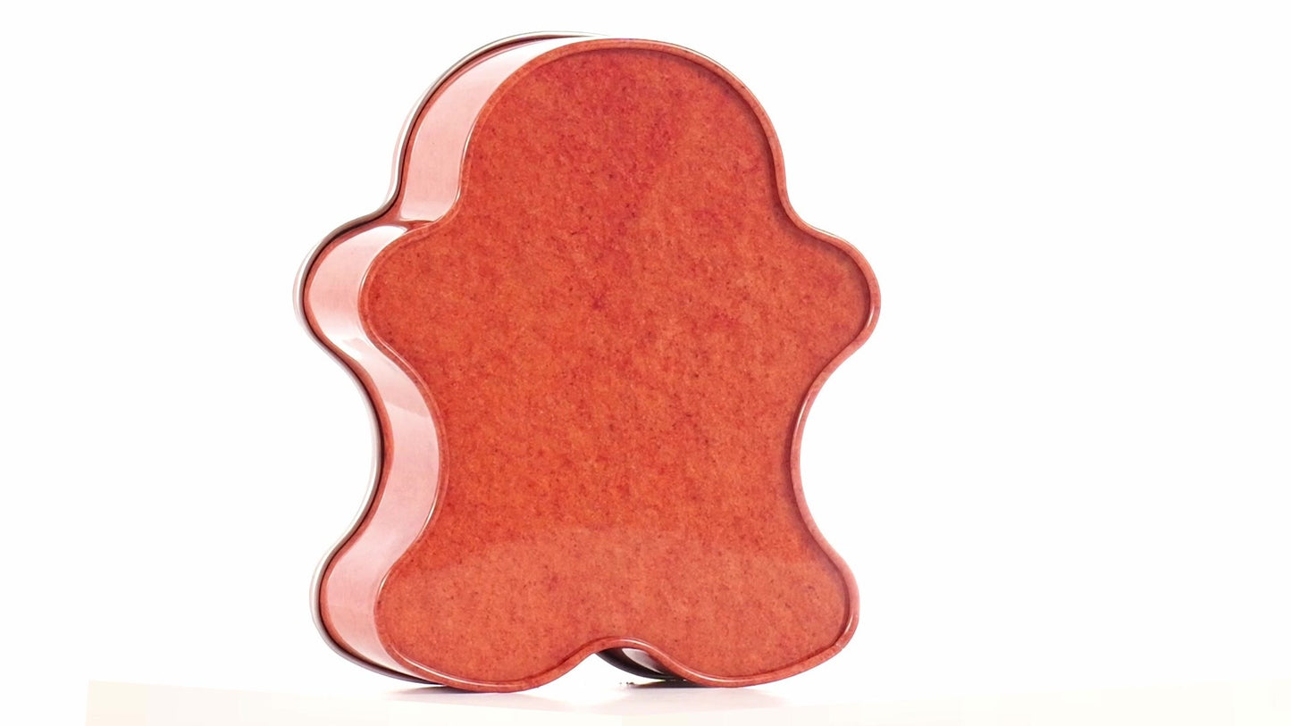 Cute metal figure shaped like a gingerbread man