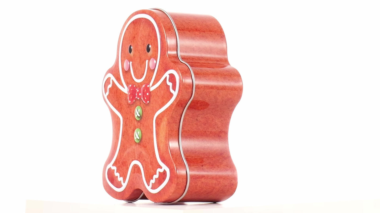 Cute metal figure shaped like a gingerbread man