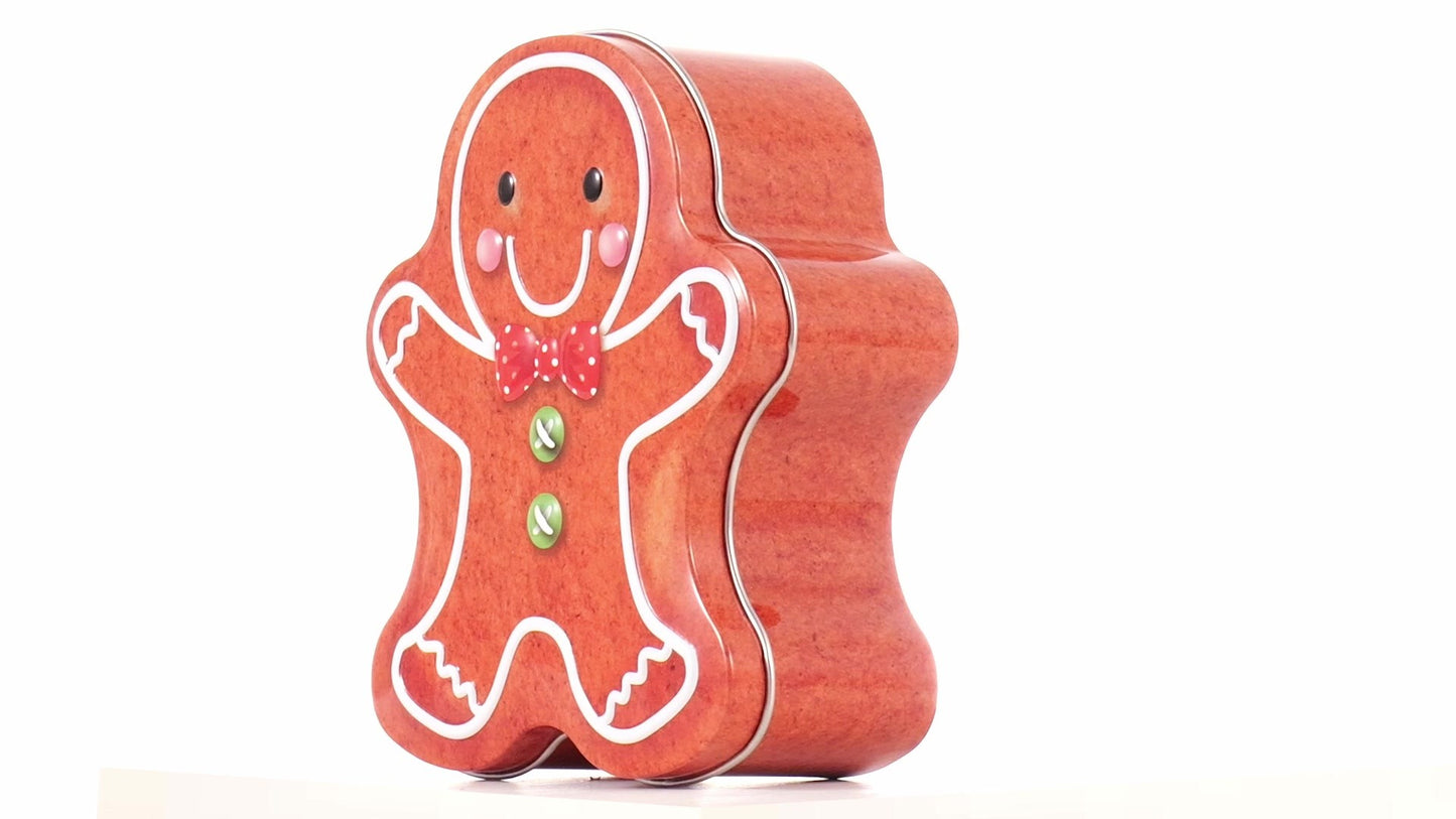 Cute metal figure shaped like a gingerbread man