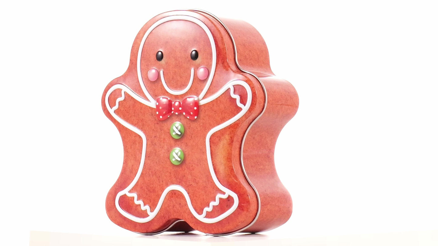 Cute metal figure shaped like a gingerbread man