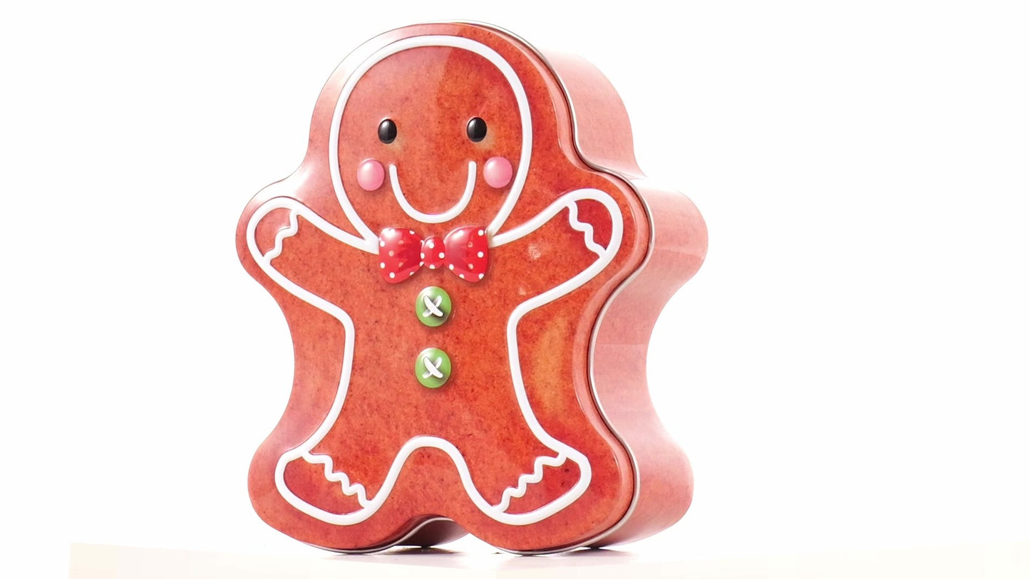 Cute metal figure shaped like a gingerbread man