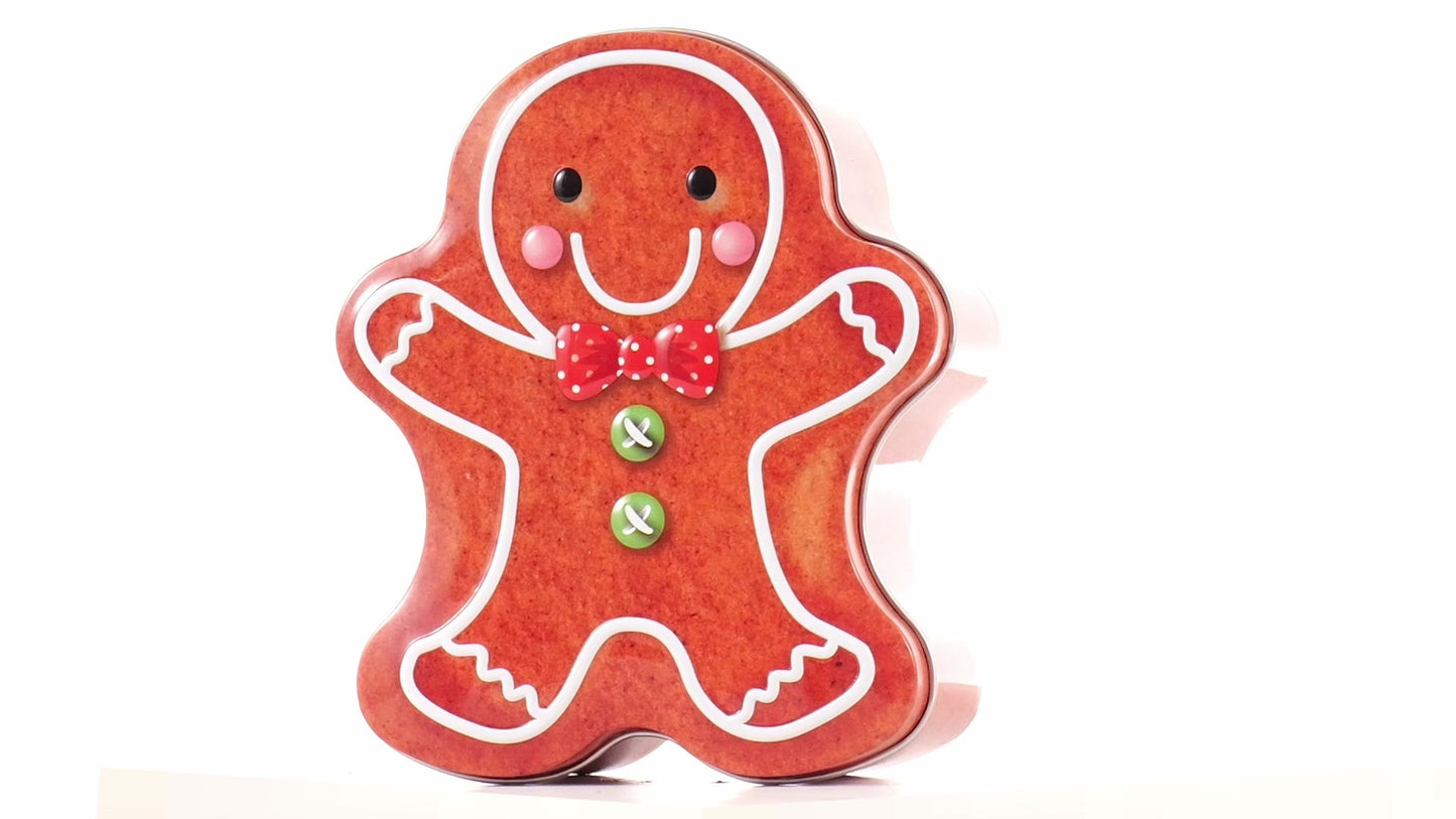 Cute metal figure shaped like a gingerbread man