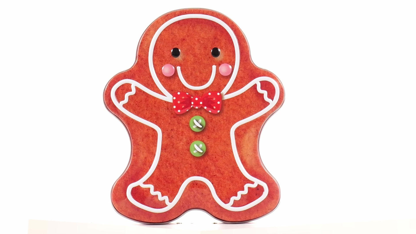 Cute metal figure shaped like a gingerbread man