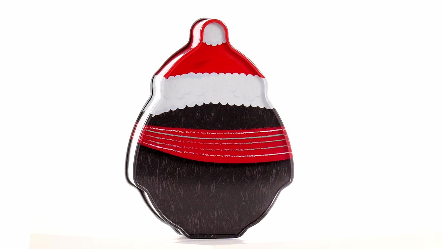 Cute metal penguin-shaped container