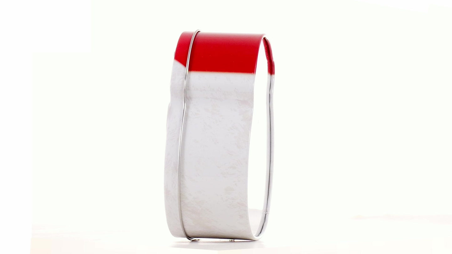 Cute metal Santa Claus-shaped ornament
