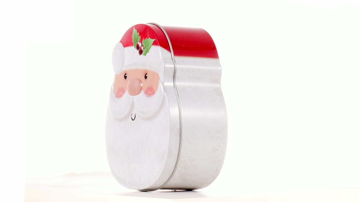 Cute metal Santa Claus-shaped ornament