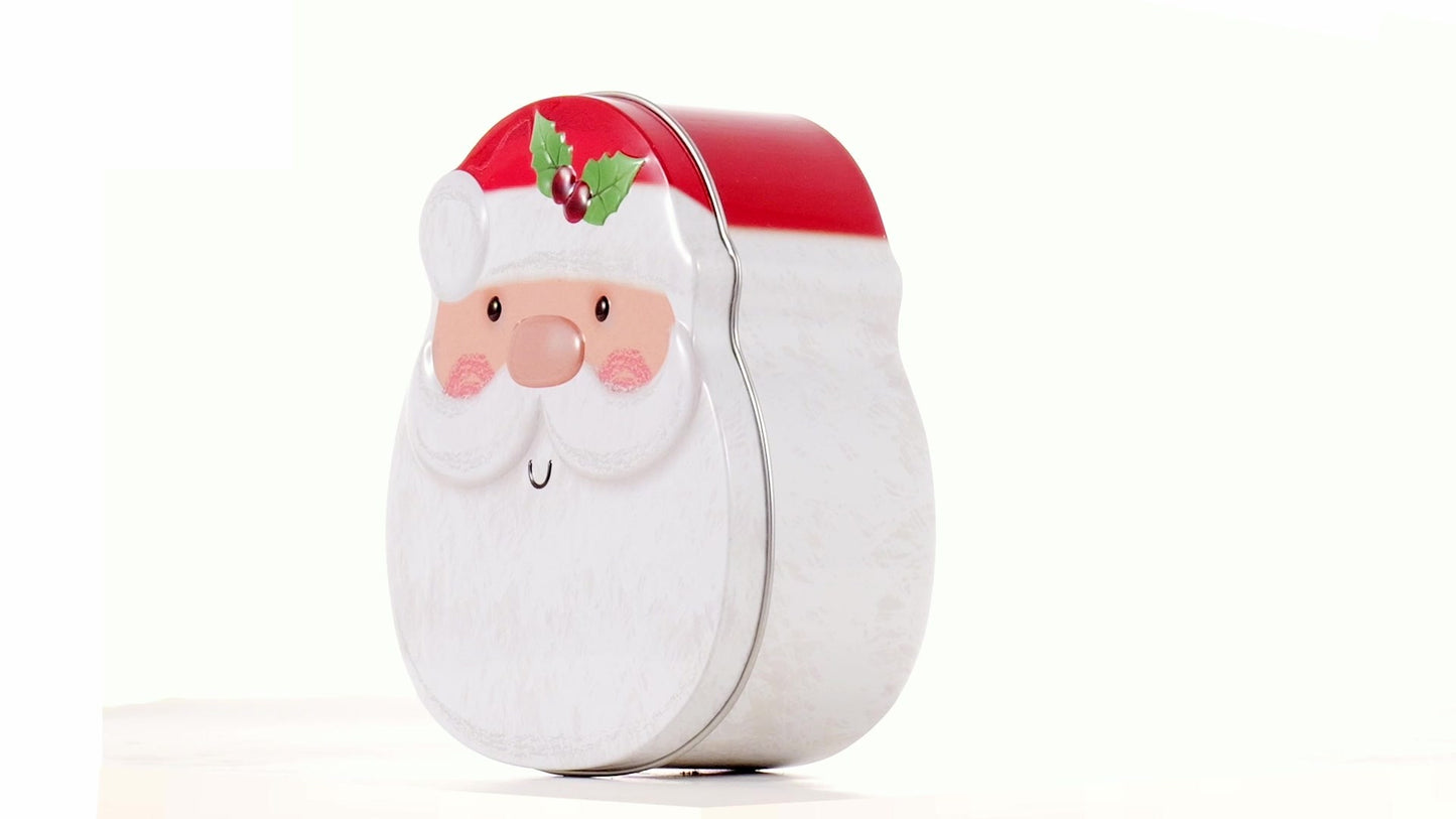 Cute metal Santa Claus-shaped ornament