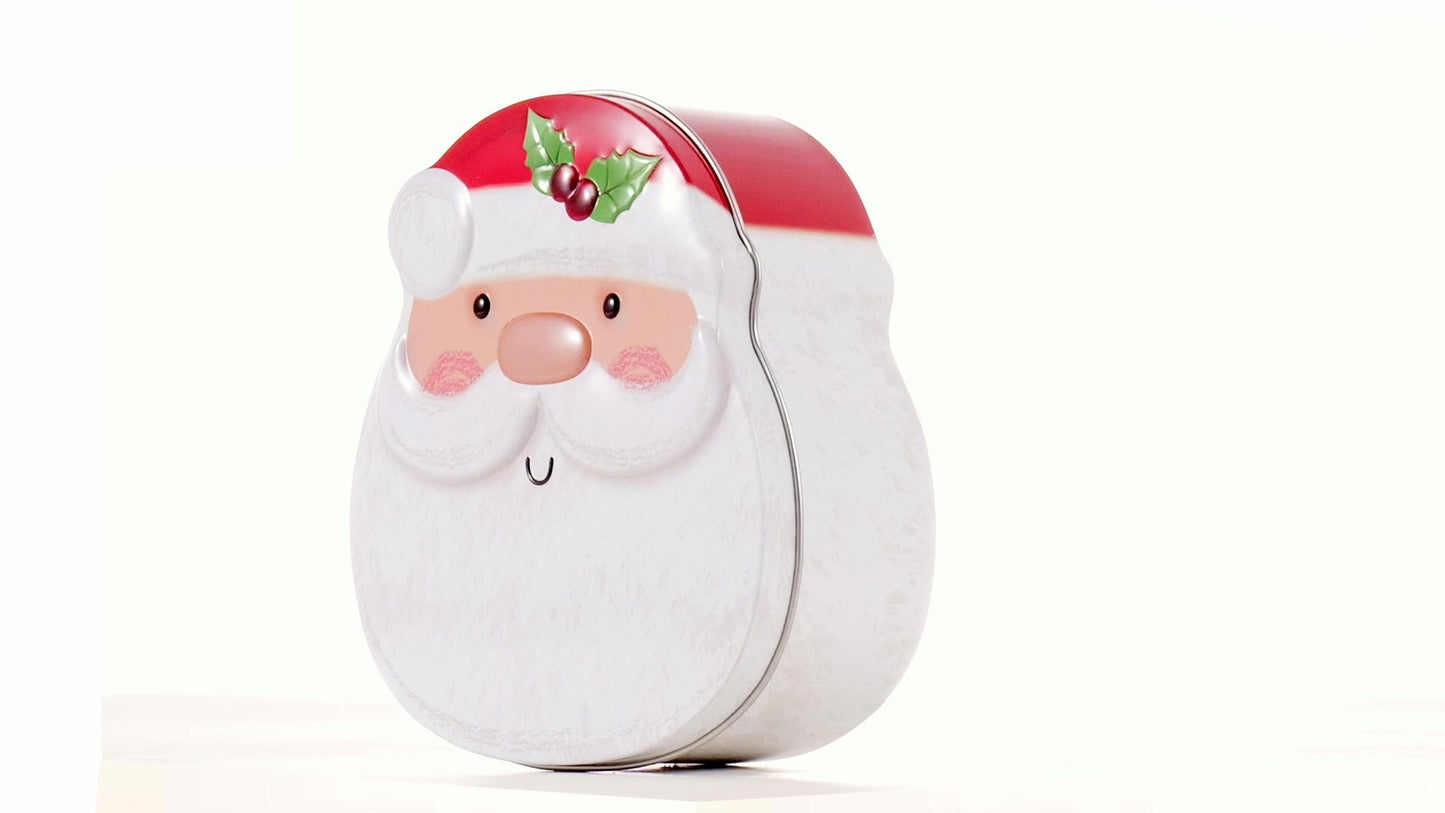 Cute metal Santa Claus-shaped ornament