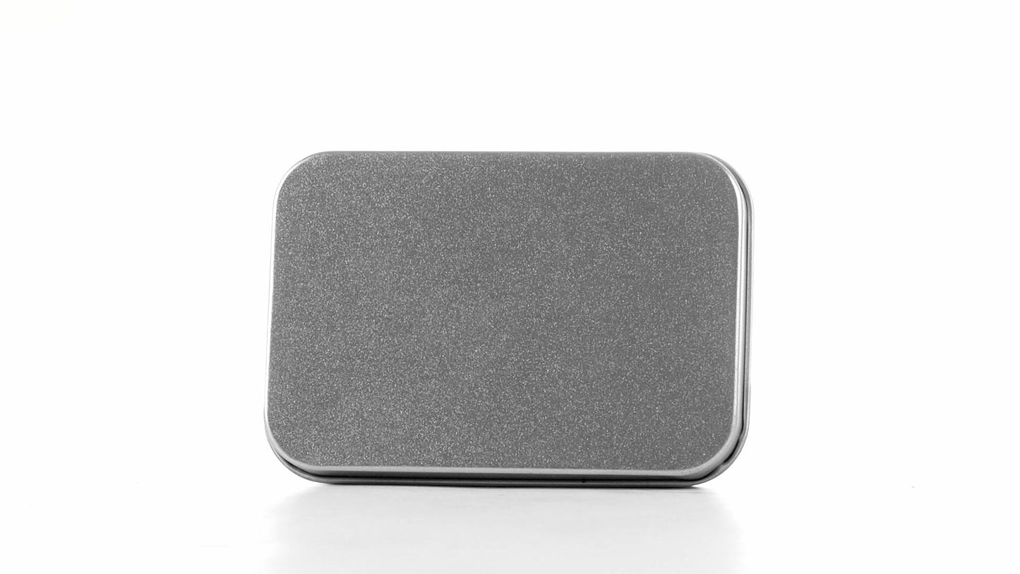 Small rectangular metal box 9x6x2
