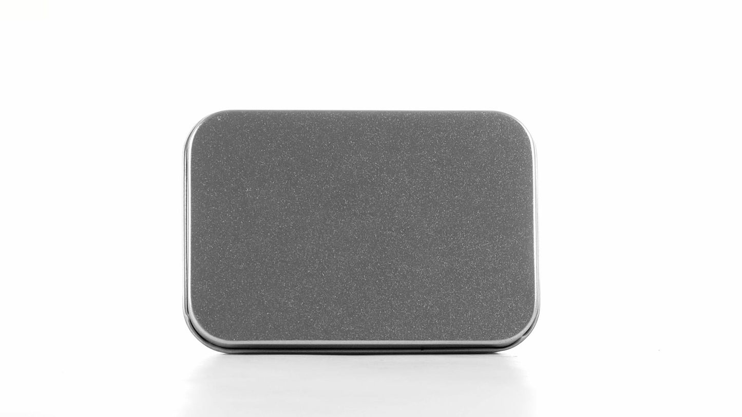 Small rectangular metal box 9x6x2