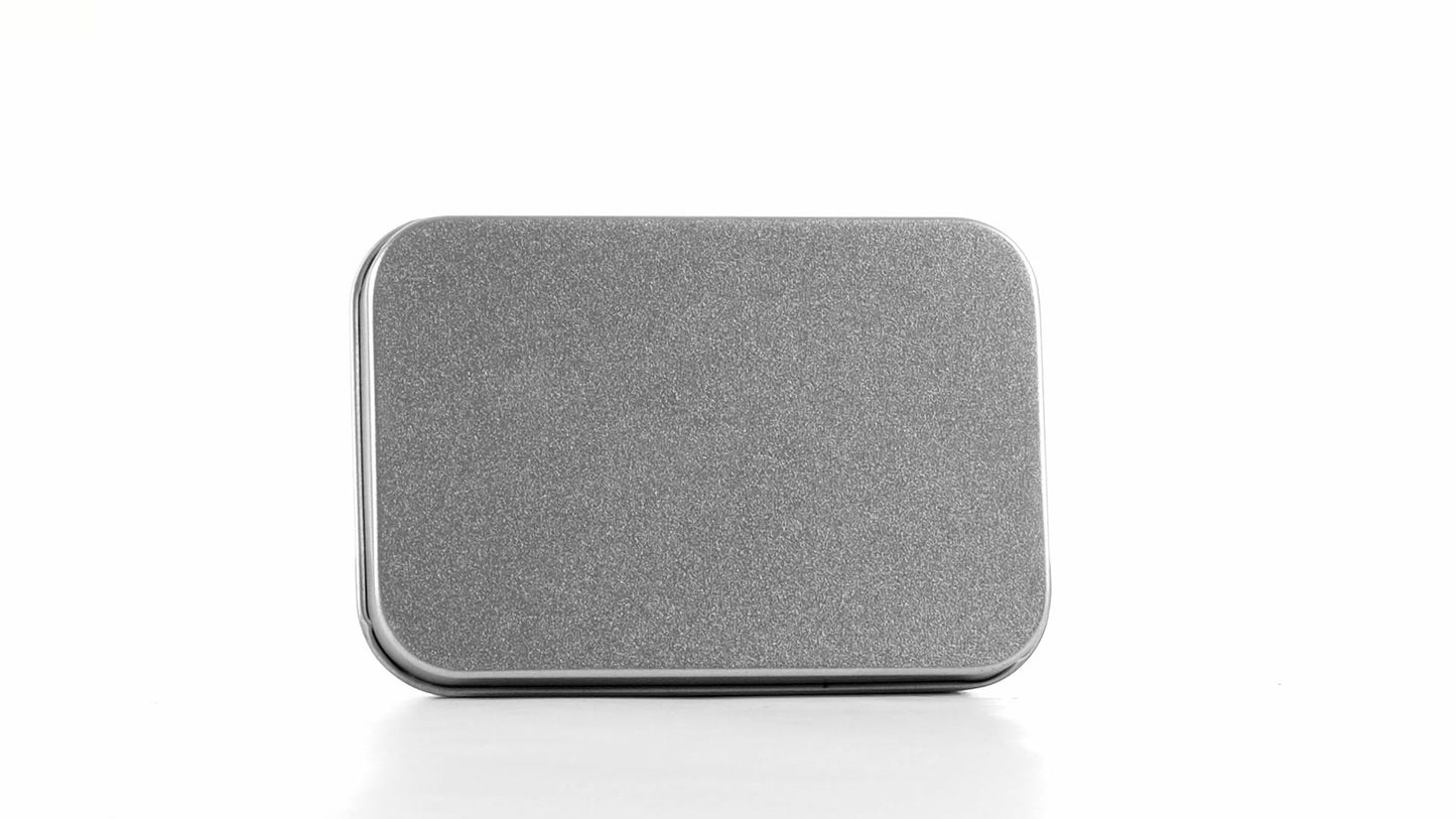 Small rectangular metal box 9x6x2